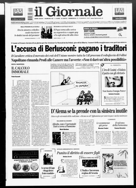 Il giornale : quotidiano del mattino